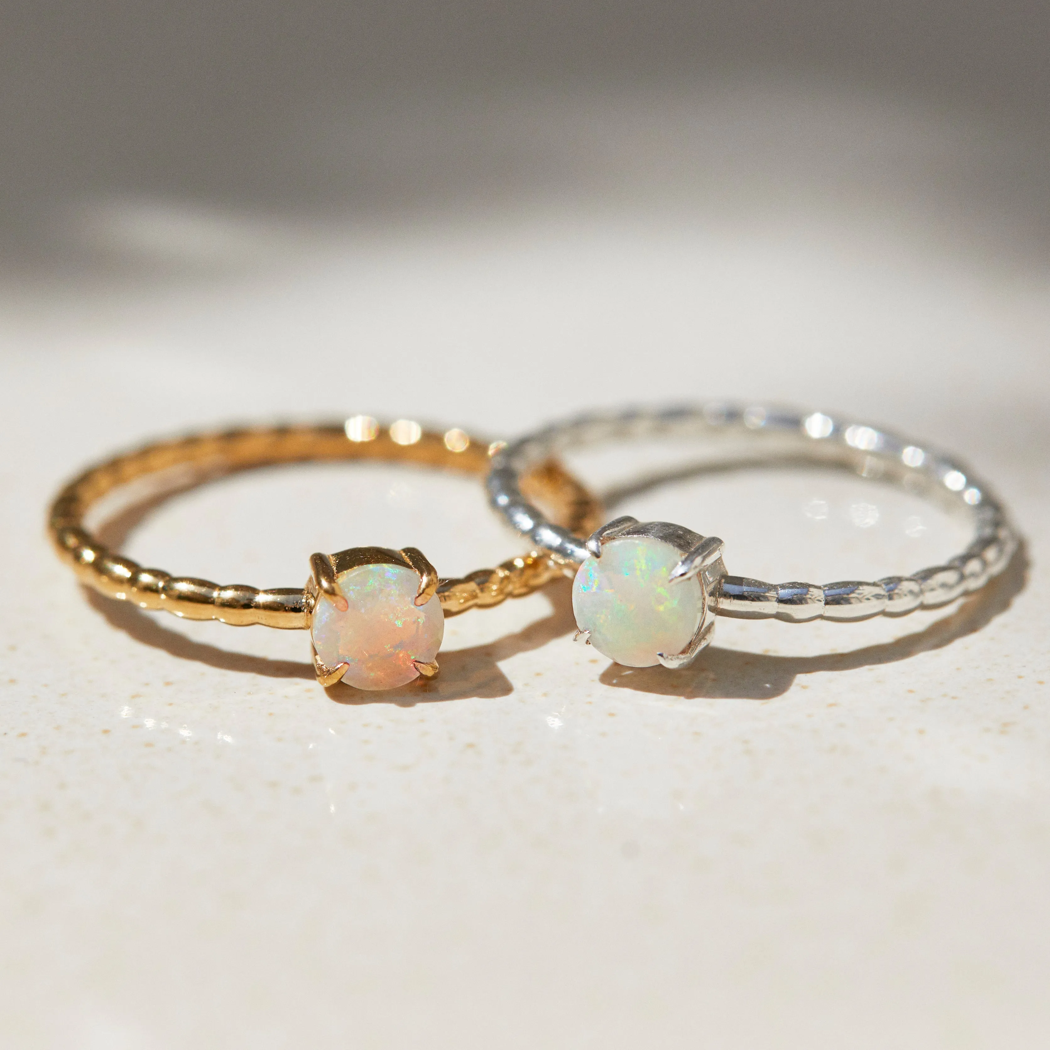 Zoe Sugg Power Intention Ring in Opal