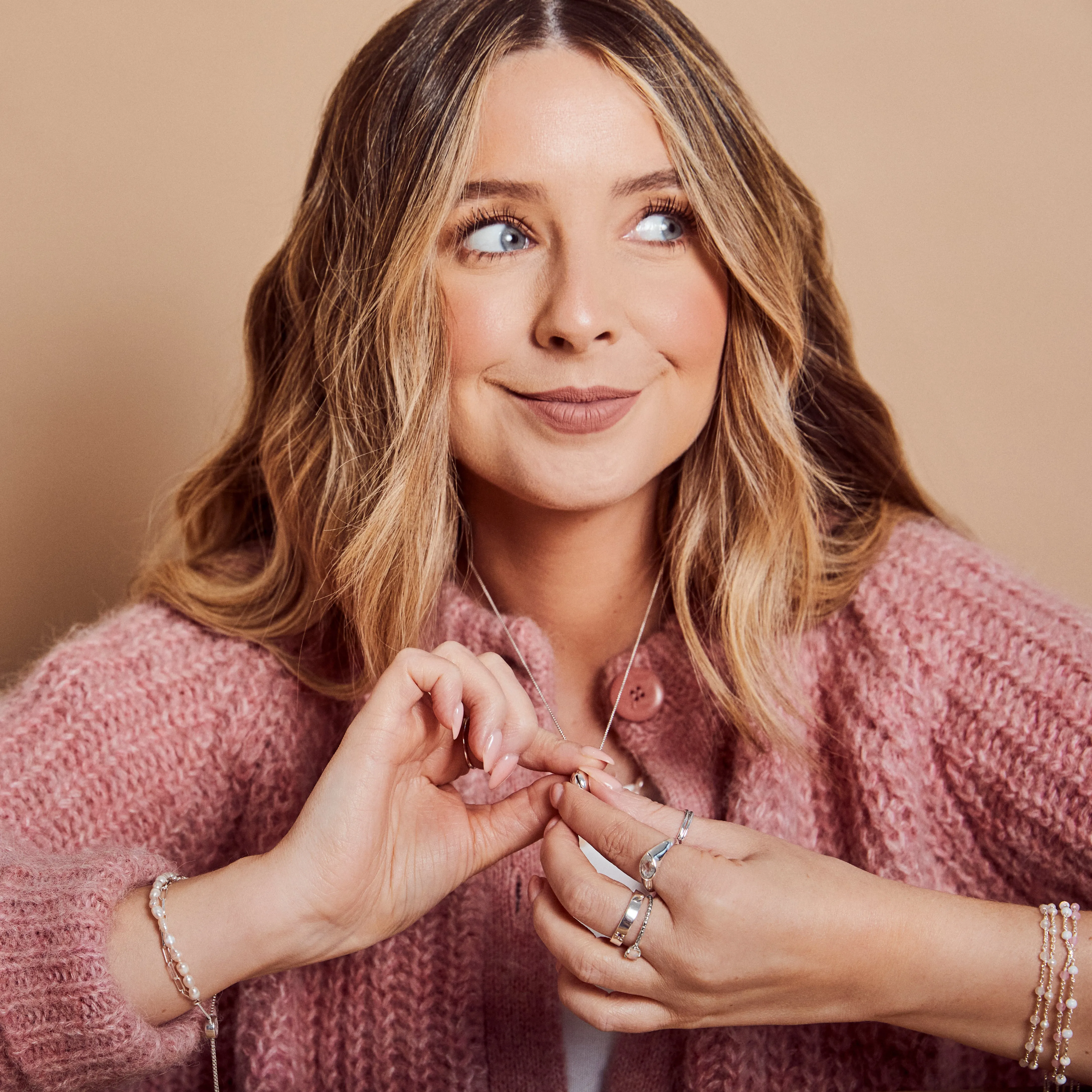 Zoe Sugg Power Intention Ring in Opal