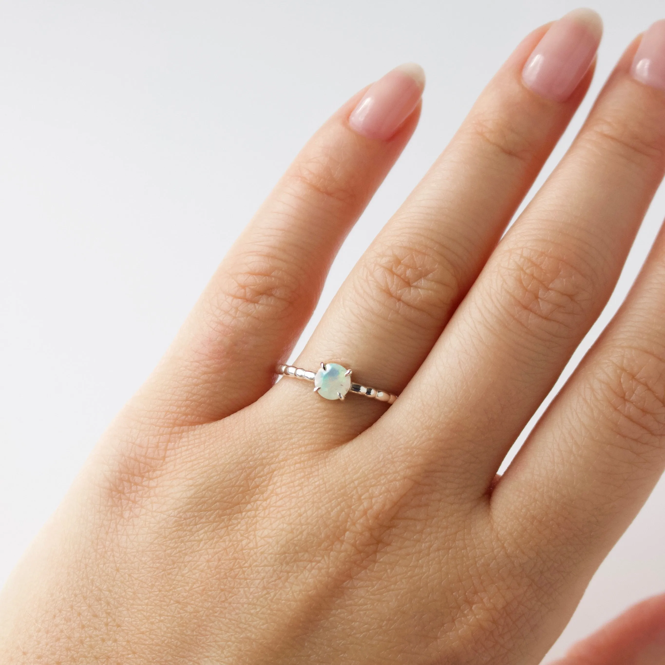 Zoe Sugg Power Intention Ring in Opal